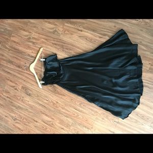 12th St. By Cynthia Vincent Strapless silk dress